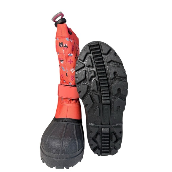 Columbia Youth Powderbug Plus II Print winter snow boot. Size 1Y NO BOX - Picture 4 of 6
